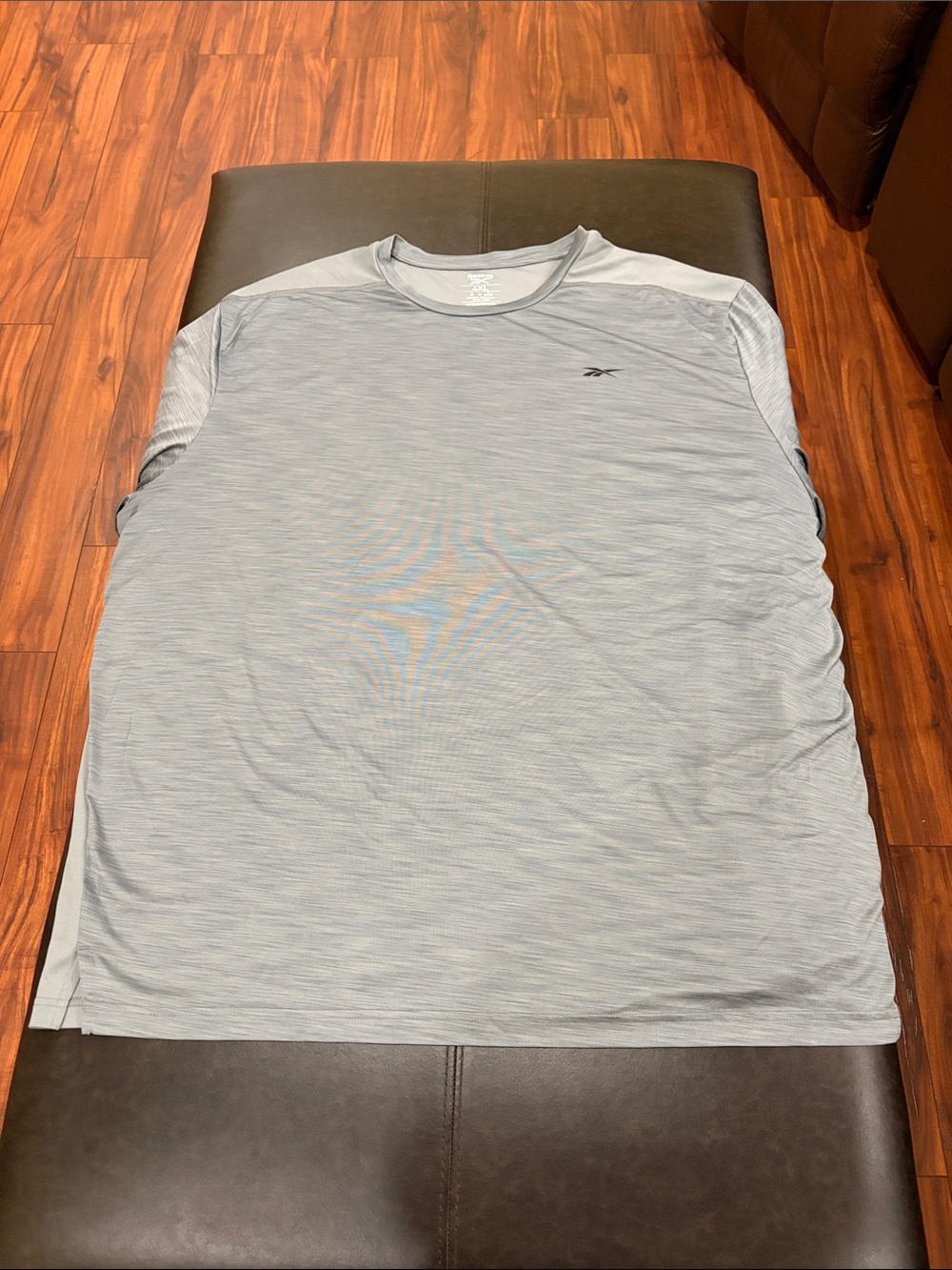 Reebok Men’s Light Gray Heather Performance Short-Sleeve Tee